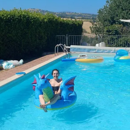公寓 Belvedere Rosa - Self-catering With Pool And Views 莫利亚诺